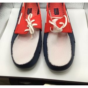 NWOT Beautiful SWIMS Boat Shoes in size 7